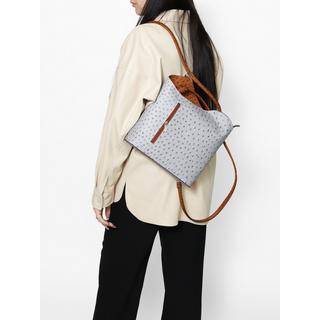 Gave Lux Straussenleder Umwandelbarer Rucksack  