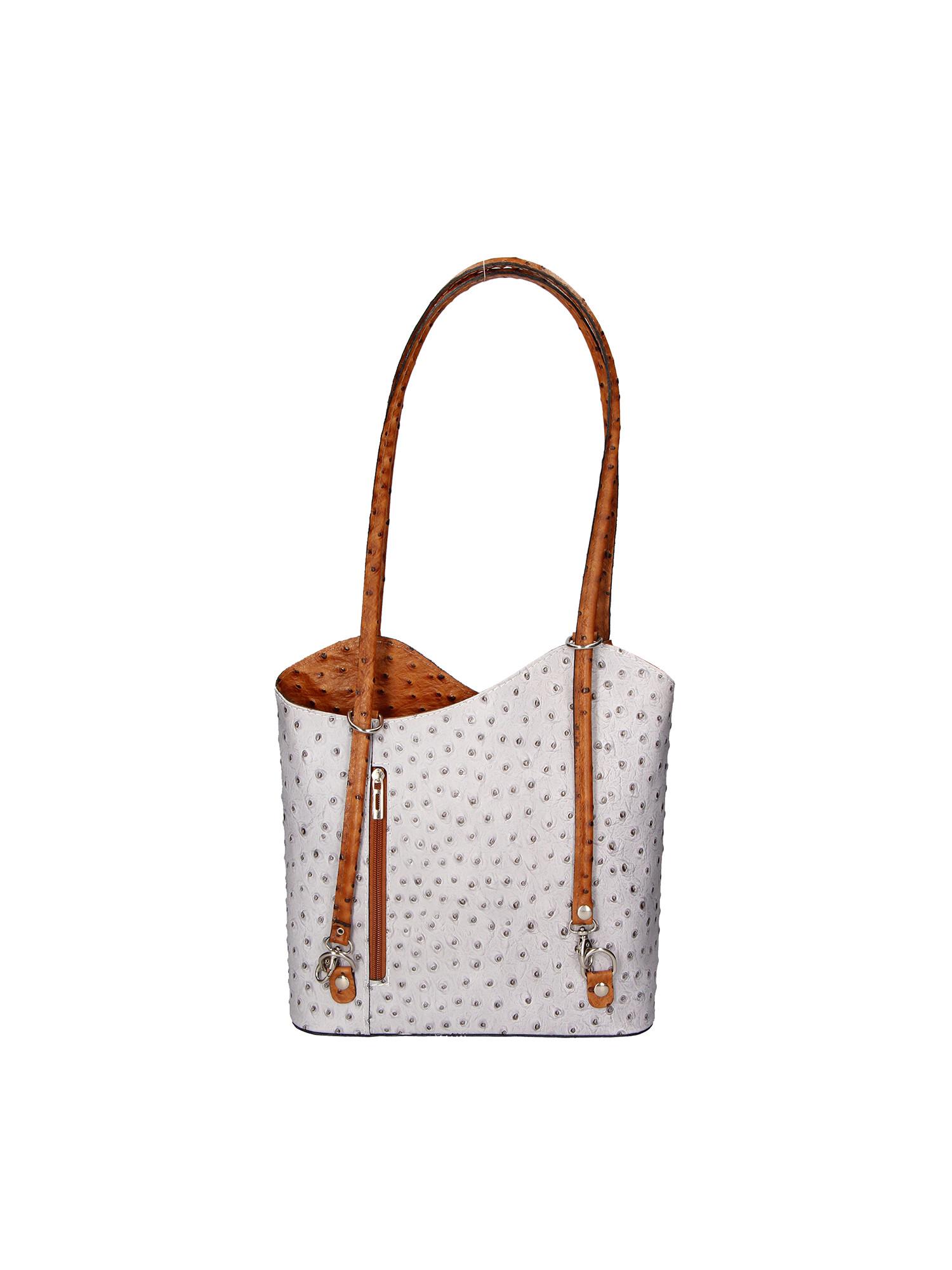 Gave Lux Straussenleder Umwandelbarer Rucksack  