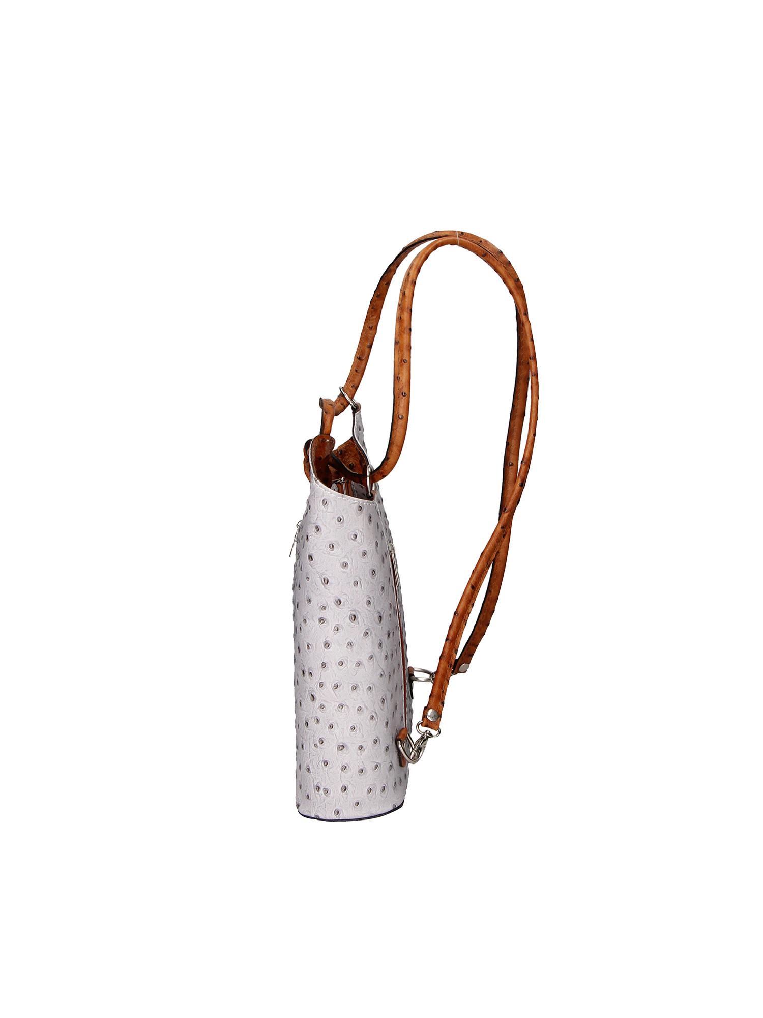 Gave Lux Straussenleder Umwandelbarer Rucksack  