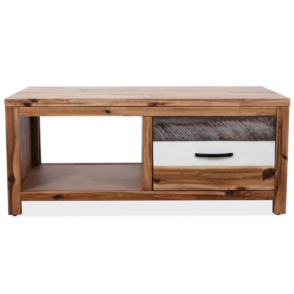 VidaXL Table basse bois d'acacia  