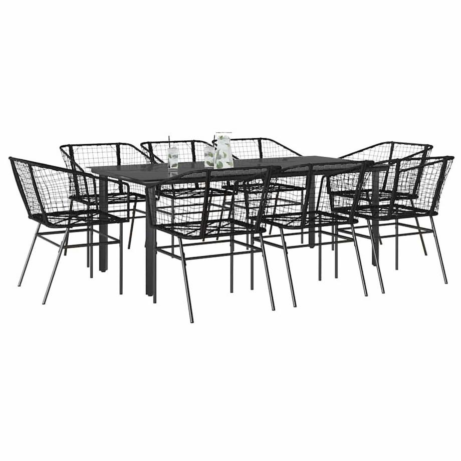 VidaXL Garten essgruppe rattan  