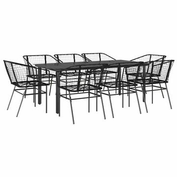 Garten essgruppe rattan