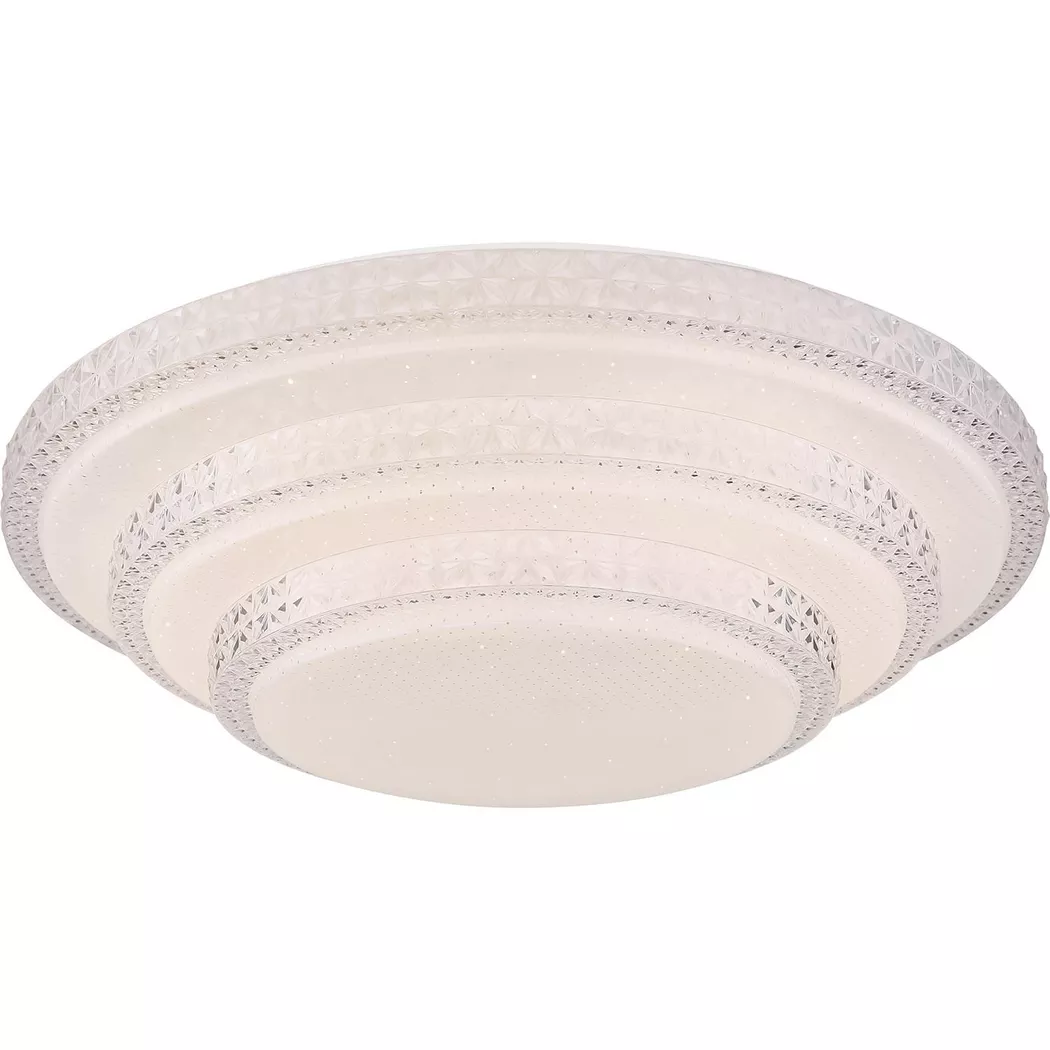 mutoni – Deckenleuchte Magnifique Metall weiss 1xLED 50x50x13, One Size, Weiss