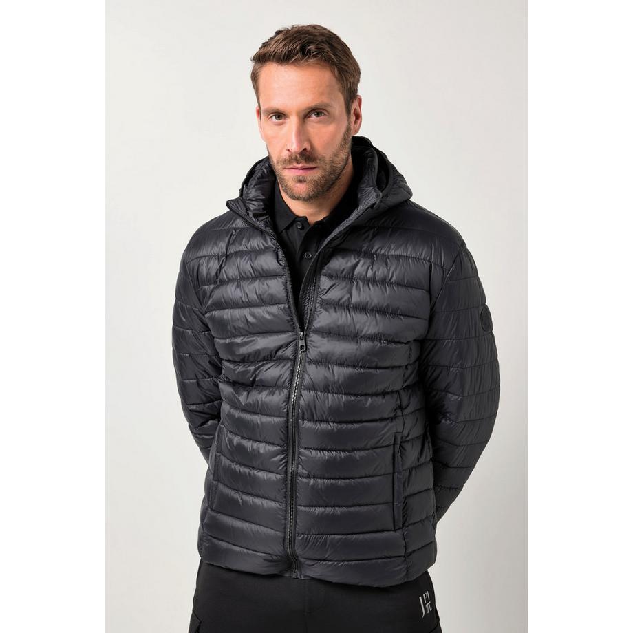 JP1880 Leichtstepp-Jacke Bauchfit Kapuze  
