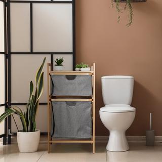 Northio Panier à linge à 2 compartiments  