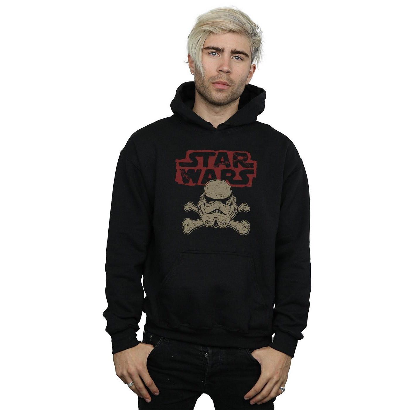STAR WARS Star Wars Stormtrooper Skull and Crossbones Felpa con cappuccio  