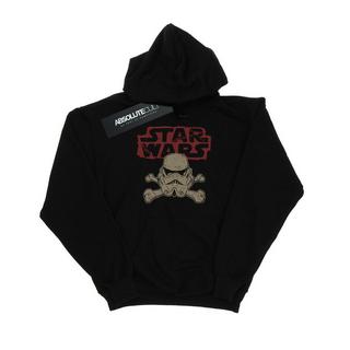 STAR WARS Star Wars Stormtrooper Skull and Crossbones Felpa con cappuccio  