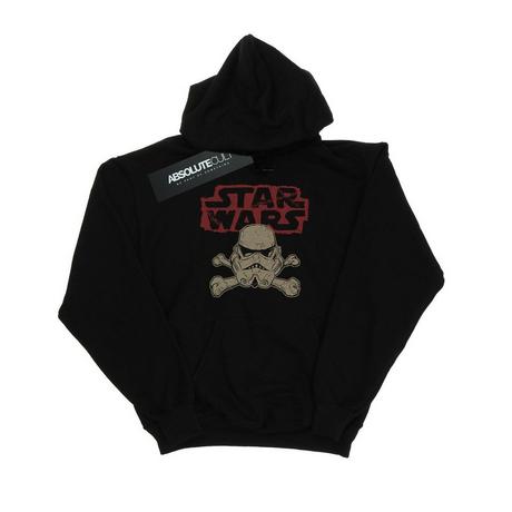 STAR WARS Star Wars Stormtrooper Skull and Crossbones Felpa con cappuccio  
