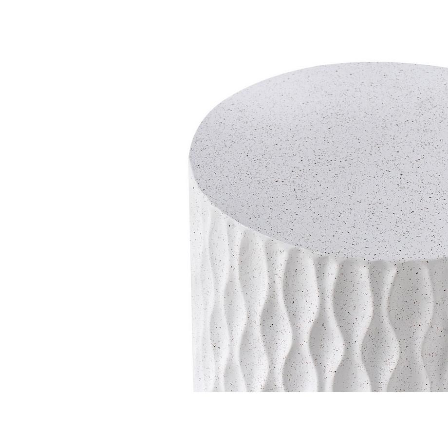 Beliani Beistelltisch aus Magnesiumoxid Modern ANTELAO  