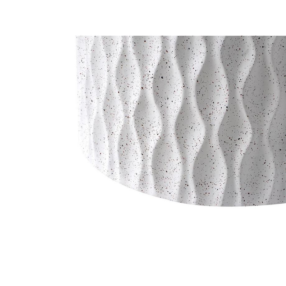 Beliani Beistelltisch aus Magnesiumoxid Modern ANTELAO  