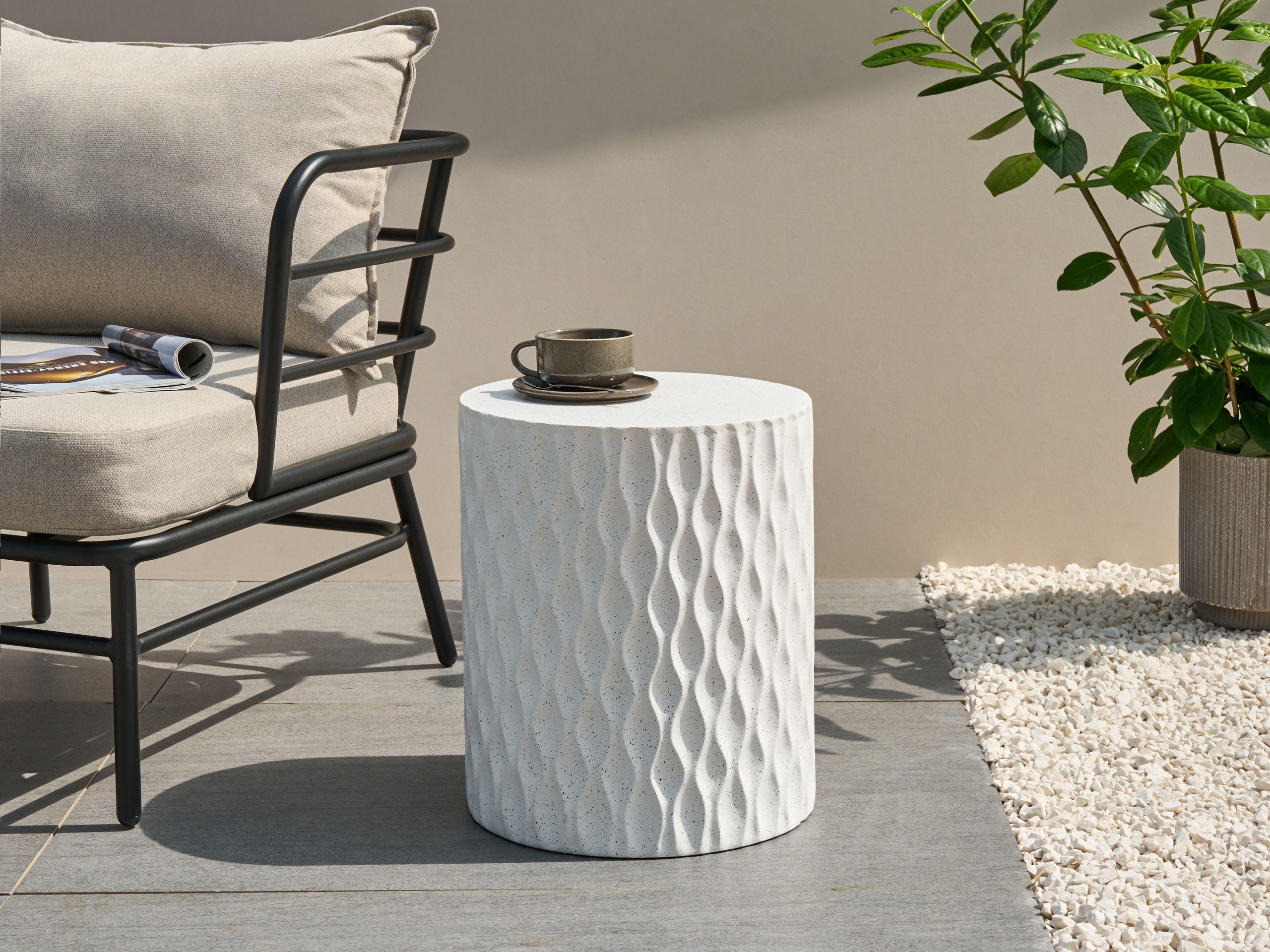 Beliani Table d'appoint en MgO Moderne ANTELAO  