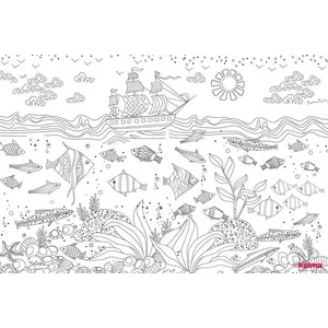 KOLMA Schreibunterlage 35.571.20 Aquarium 50x34cm
