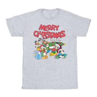 Disney Mickey Mouse And Friends Winter Wishes T-Shirt  