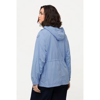 Ulla Popken  Jacke, Stehkragen, Tunnelzug, 2-Wege-Zipper 