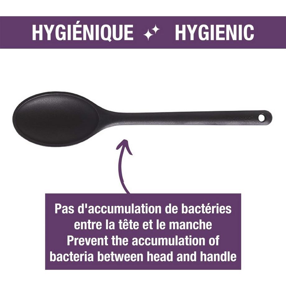 mastrad  Cuillère de cuisine en silicone bleu 