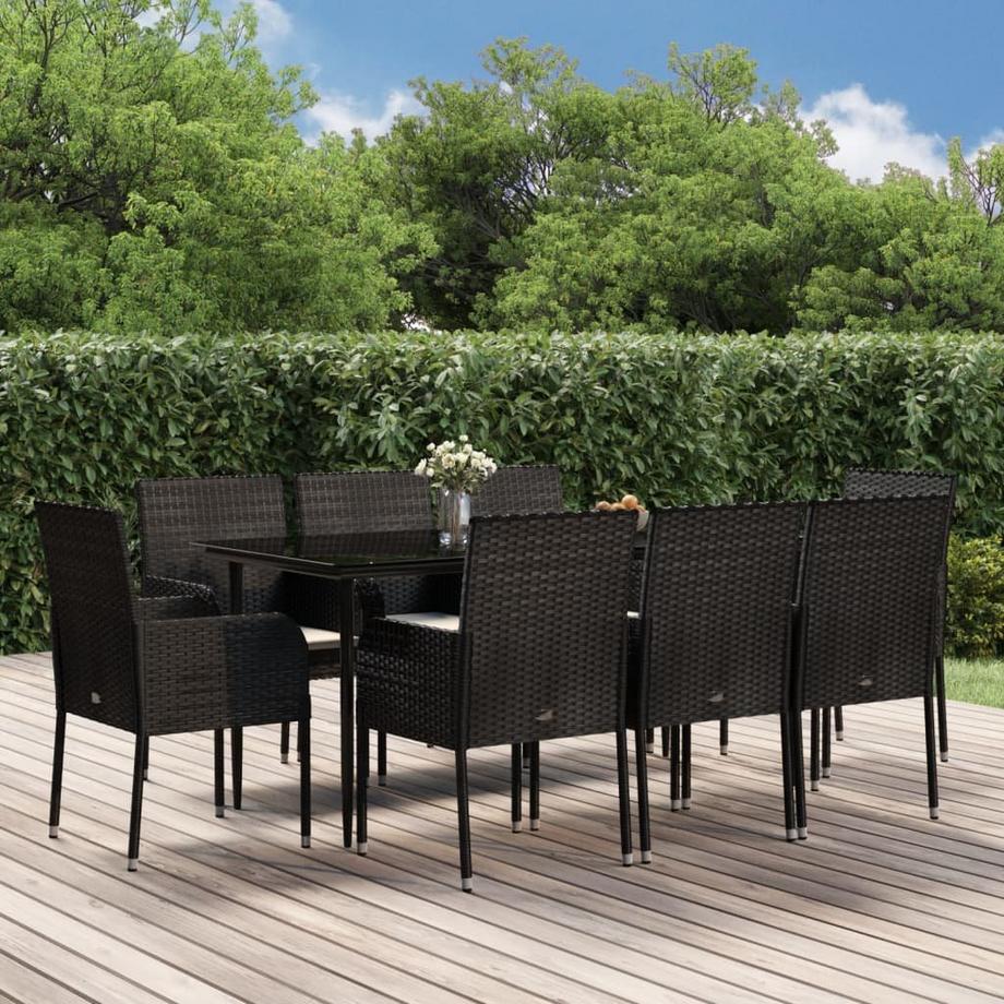 VidaXL Garten essgruppe poly-rattan  