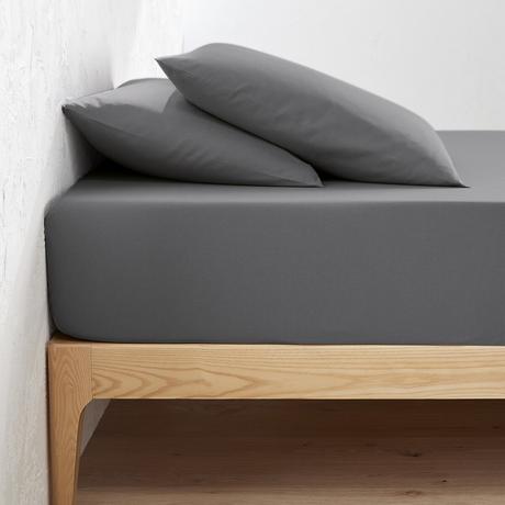 La Redoute Intérieurs Scenario Drap Housse Uni Coton Bio  