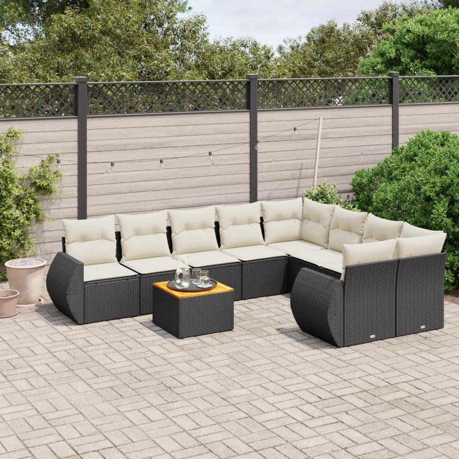 VidaXL Garten sofagarnitur poly-rattan  