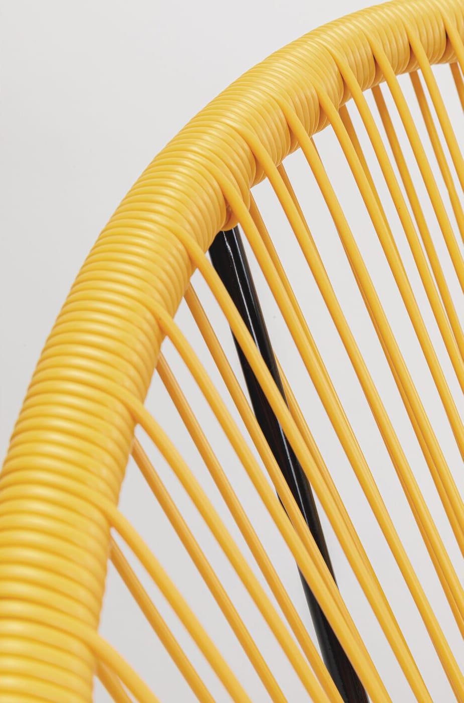 KARE Design Poltrona Acapulco giallo (set di 2)  