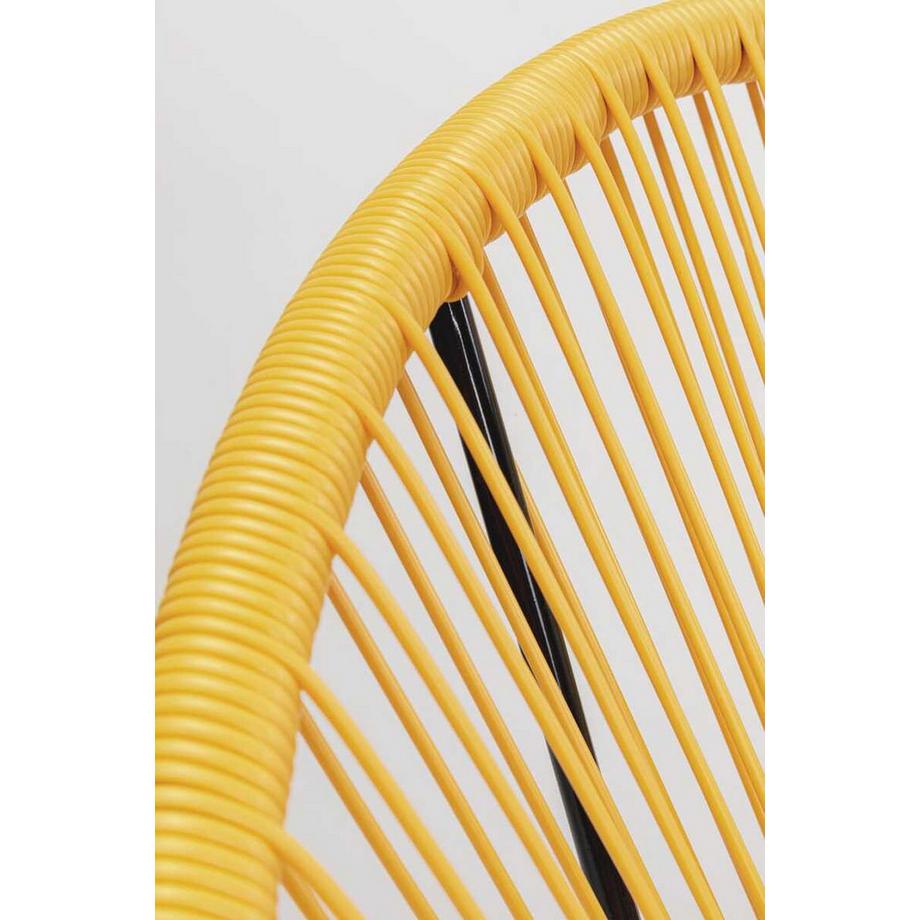 KARE Design Fauteuil Acapulco jaune (lot de 2)  
