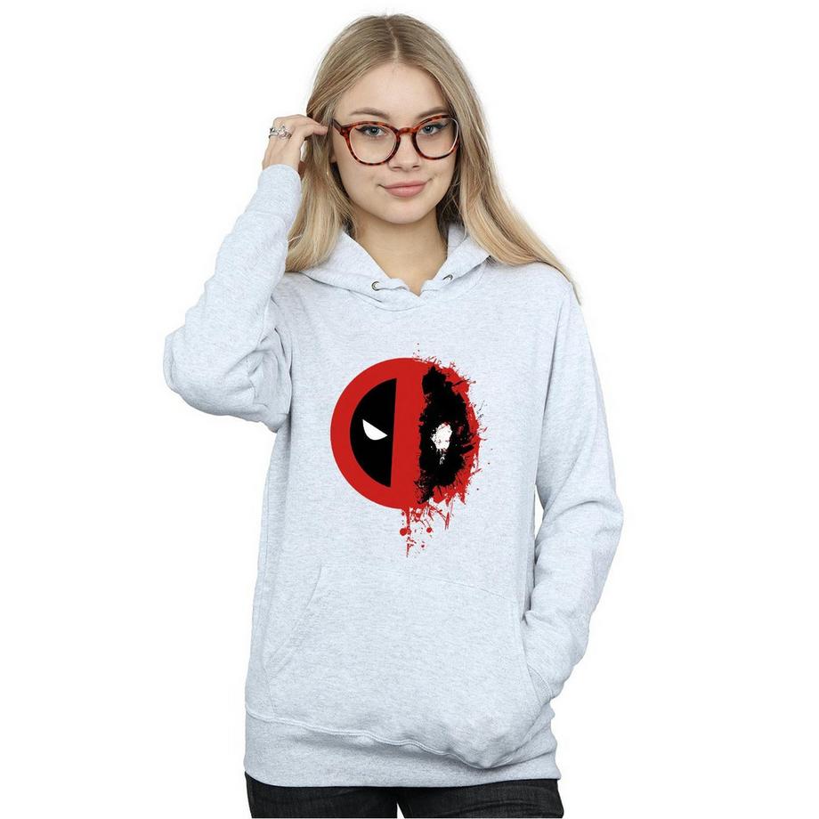 MARVEL Deadpool Splatter Logo Kapuzenpullover  