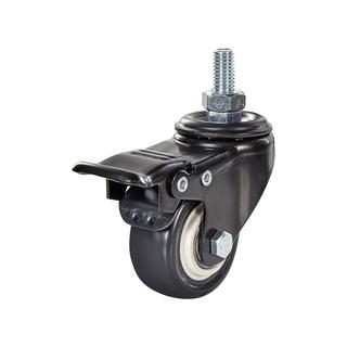 Beliani Schreibtischrollen aus Stahl Industriell Casters for L-DESTIN  