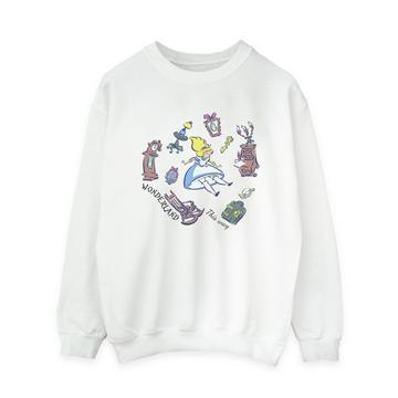 Alice In Wonderland Falling Sweatshirt