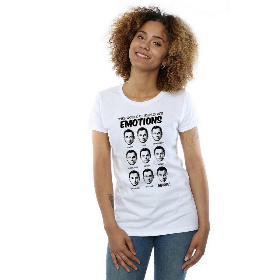 The Big Bang Theory T-Shirt Émotions de Sheldon  