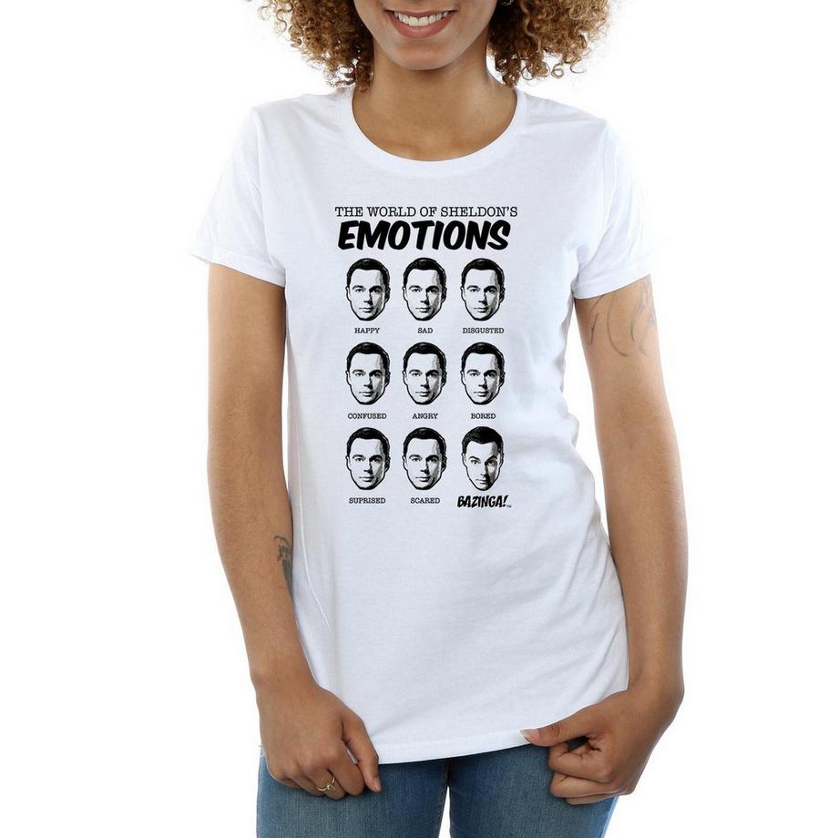 The Big Bang Theory T-Shirt Émotions de Sheldon  