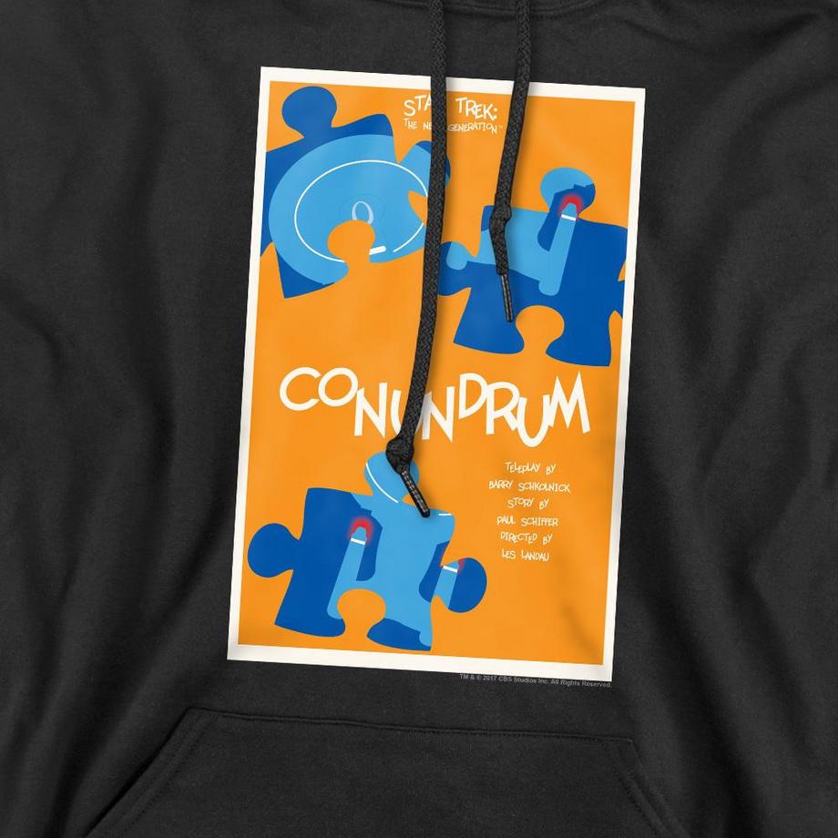 Star Trek The Next Generation Season 5 Episode 14 Felpa con Cappuccio  