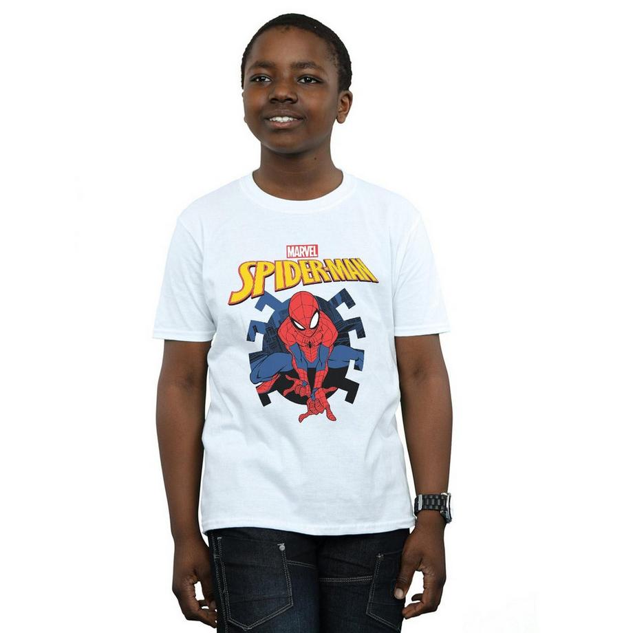 MARVEL  Tshirt WEB SHOOTING 