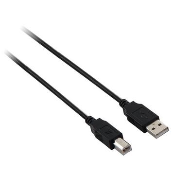 Cavo USB nero da USB 2.0 A maschio a USB 2.0 B maschio 2m 6.6ft