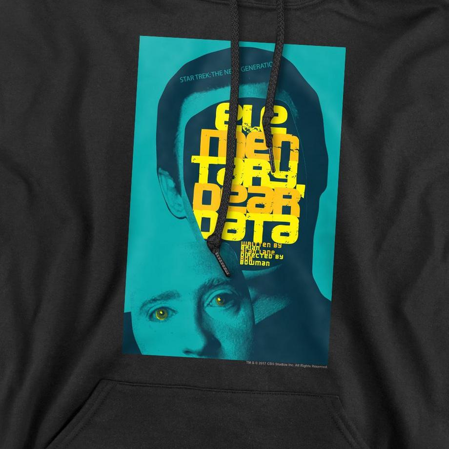 Star Trek The Next Generation Season 2 Episode 3 Felpa con Cappuccio  