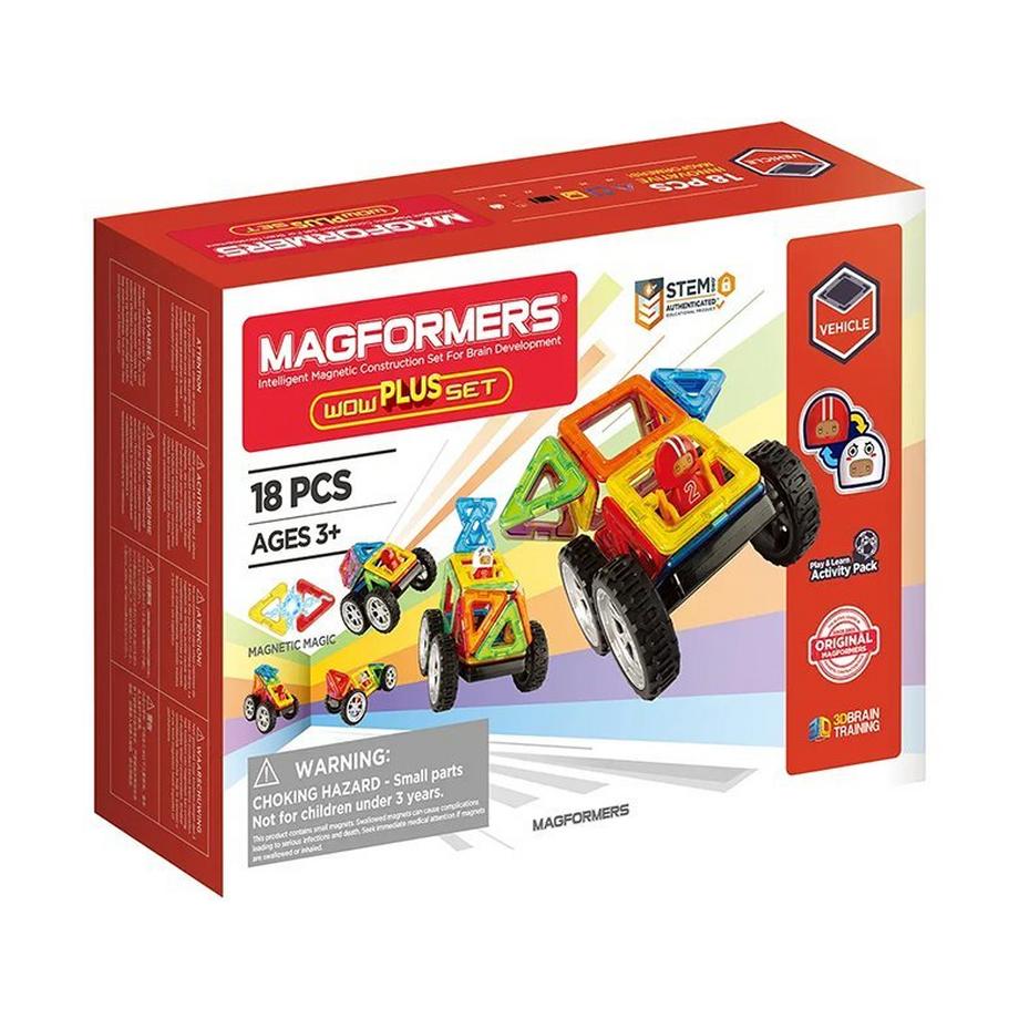 MAGFORMERS  Vehicle Wow Plus Set (18Teile) 