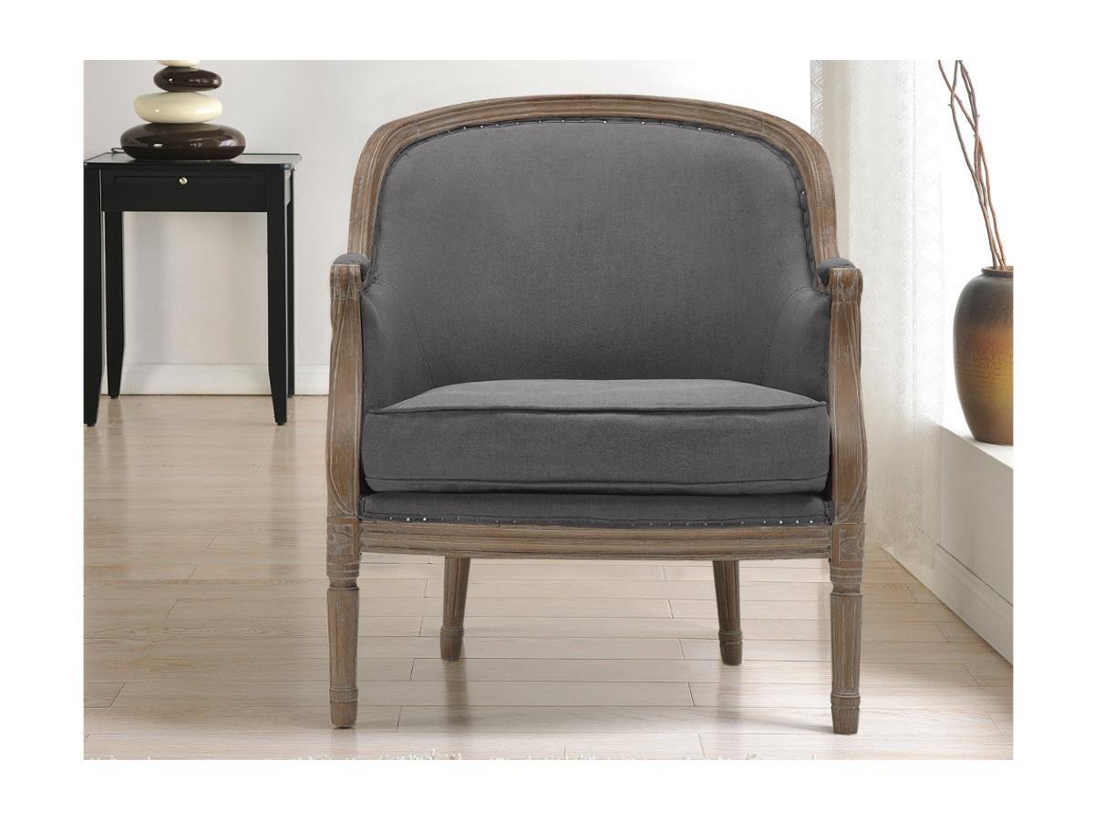 Vente-unique Sessel Stoff Barock Alienor  