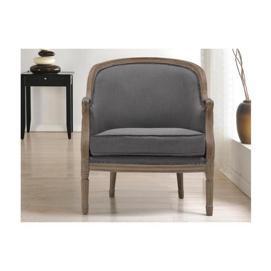 Vente-unique Fauteuil en lin ALIENOR  