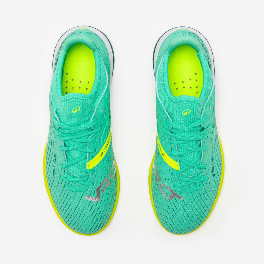 KIPSTA  Chaussures de football enfant à lacets Viralto III turf vert 