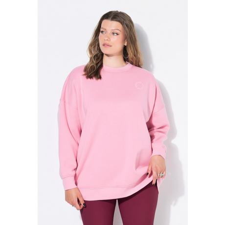 Studio Untold Sweat-shirt Oversize Imprimé Ton sur Ton au Dos  