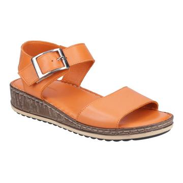 Sandalen mit Keilabsatz Ellie, Leder