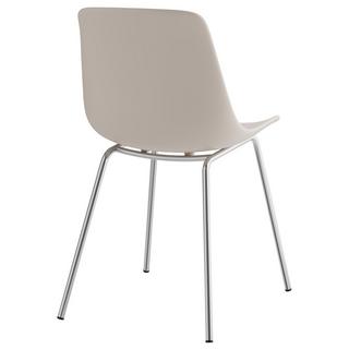 Tectake Chaises en plastique MAVE ergonomiques, 120 kg  