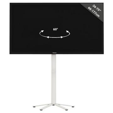 TV Standfuß mit Zwischenboden | Ständer Rack Fernseh | Maße ca. H. 100 x B. 61 x T. 61 cm - Xila