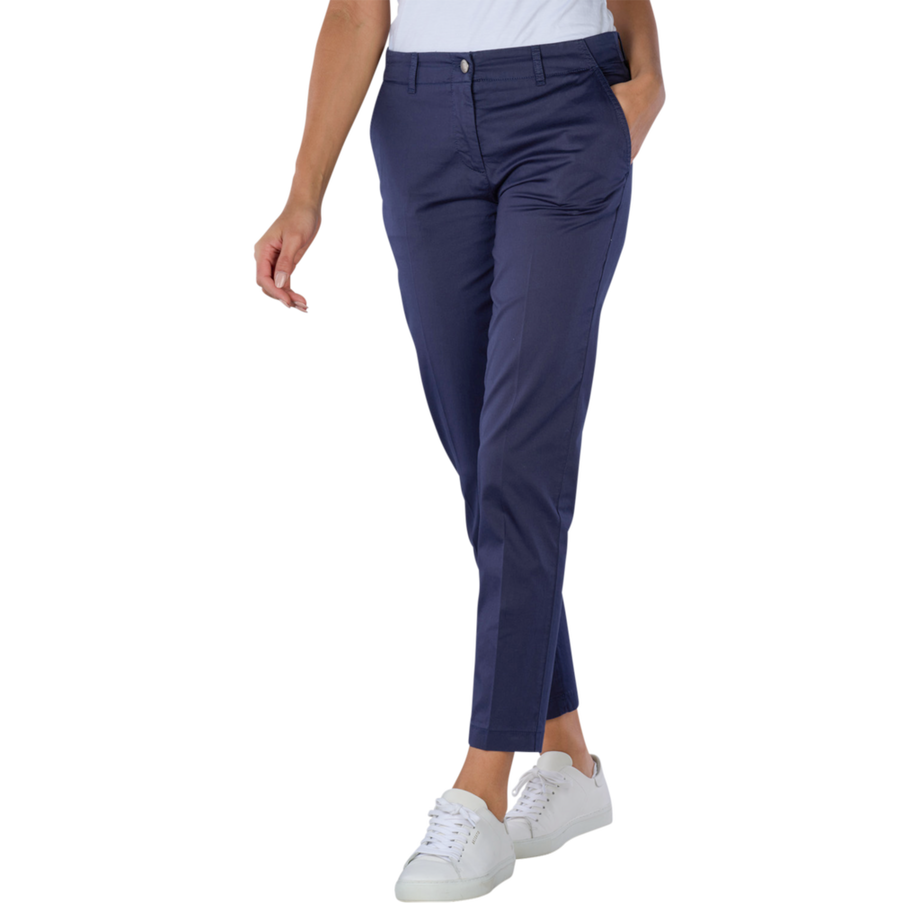 BRAX Maron Chino Cropped Regular Fit Hose  