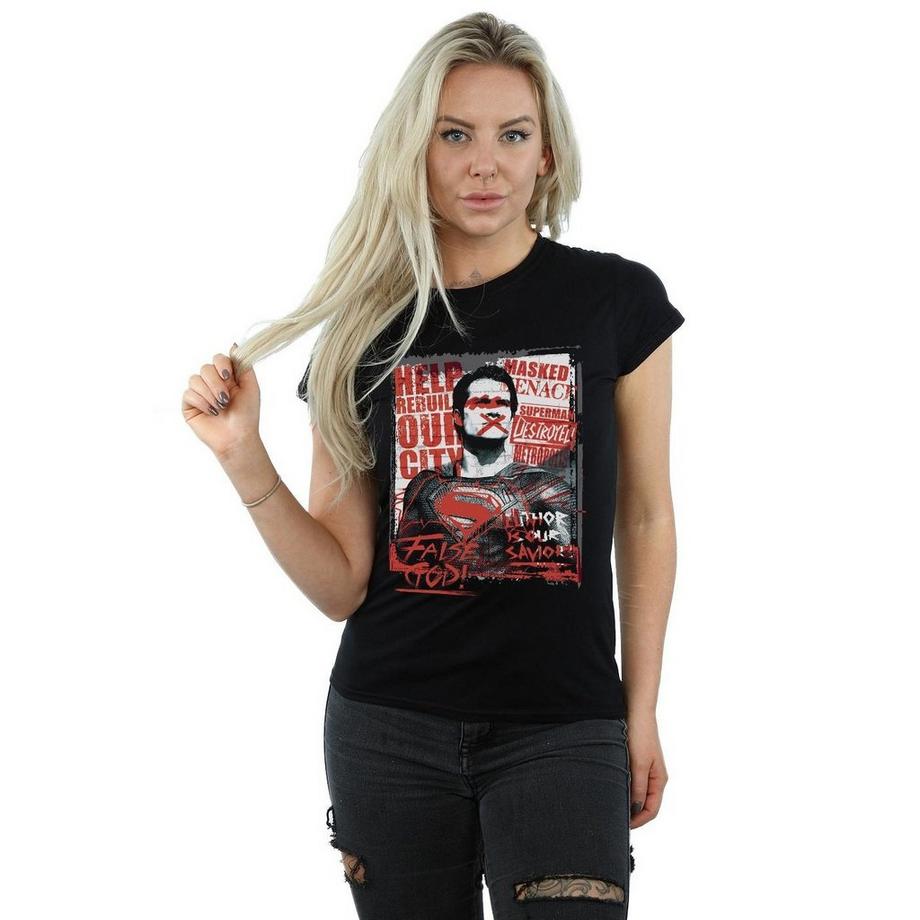 DC COMICS False God T-Shirt Stampata  