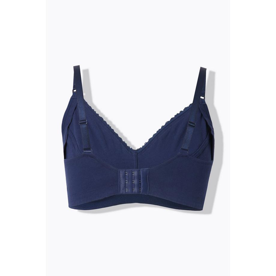 Ulla Popken Bellieva Reggiseno da allattamento Orli di pizzo Clip sul davanti  