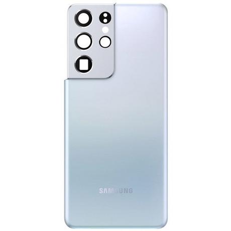 SAMSUNG  Cache Batterie Galaxy S21 Ultra Argent 
