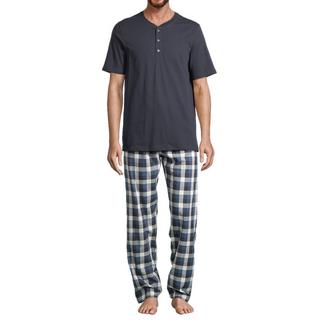 Schiesser Night & Home Pigiama a Quadri  