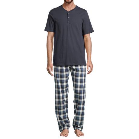 Schiesser Night & Home Pigiama a Quadri  