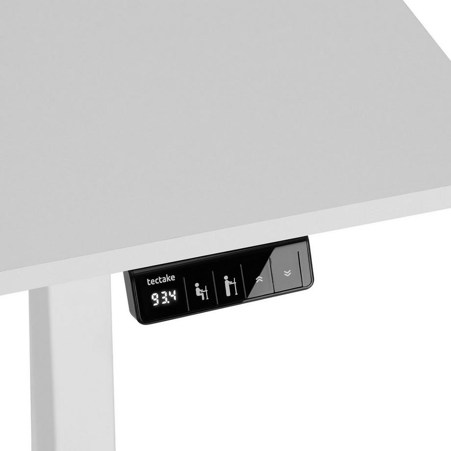 Tectake Bureau réglable en hauteur Thor électrique, 2 vitesses  