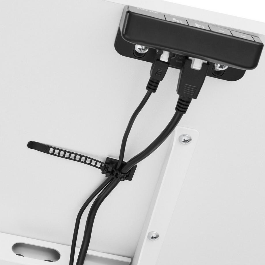 Tectake Bureau réglable en hauteur Thor électrique, 2 vitesses  