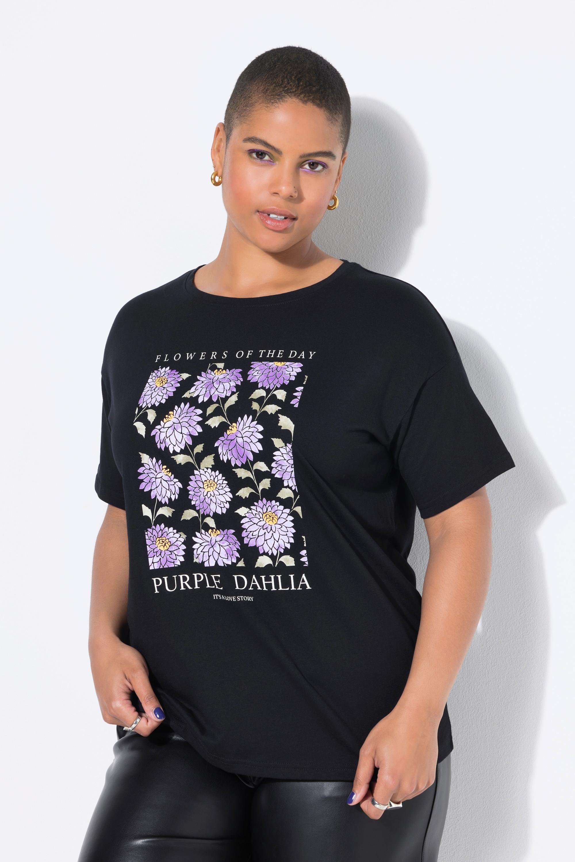 Studio Untold T-shirt oversize mezze maniche stampa floreale  